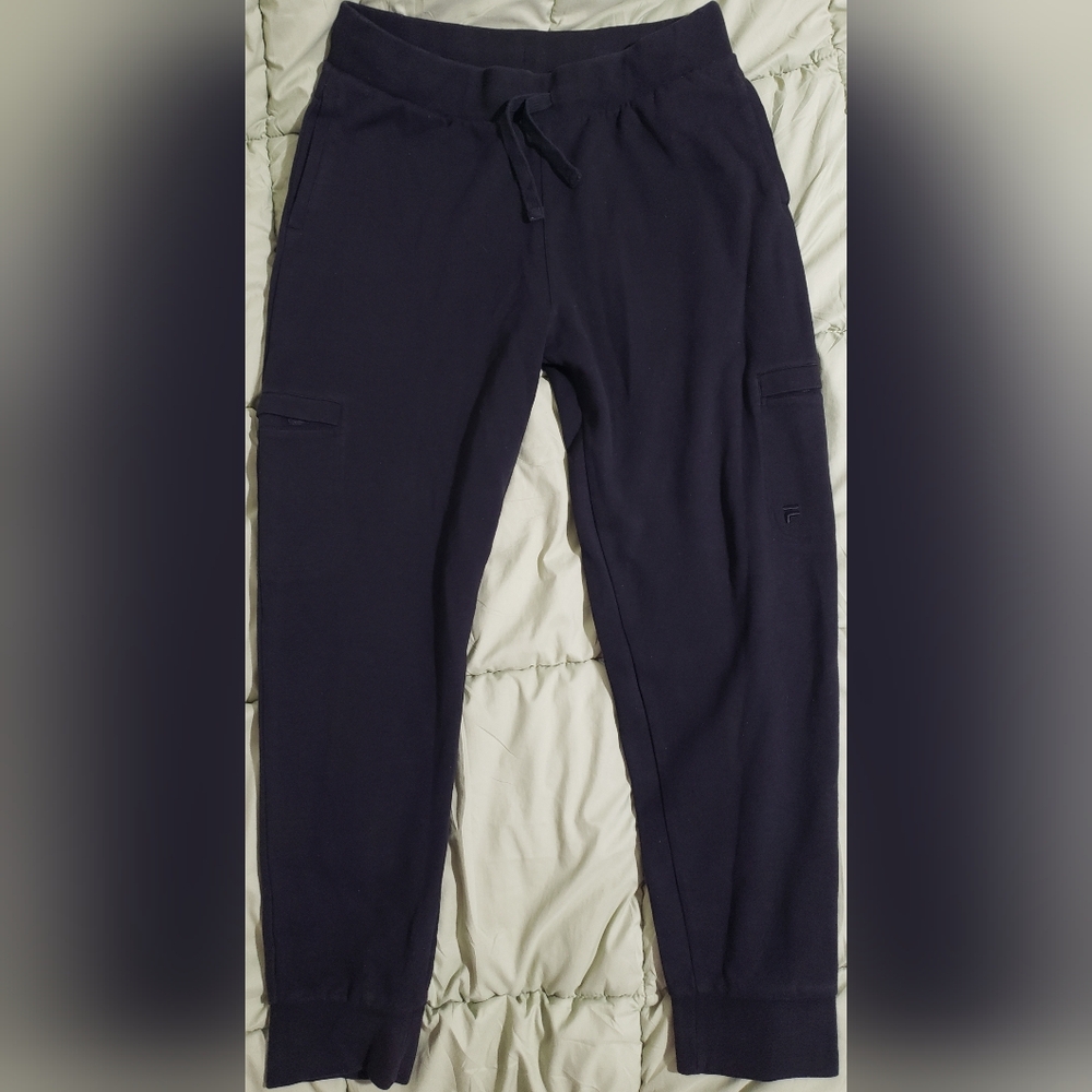 Men's Black Fila Sweatpants Size L
